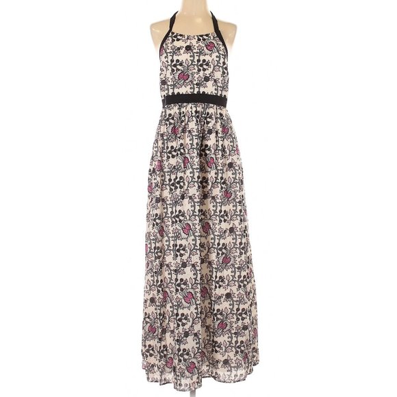 NWT THAKOON Addition Floral Halter Neck Maxi Dress - Picture 2 of 5